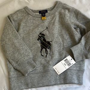 2t polo Ralph Lauren sweatshirt never worn